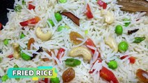 Fried Rice Recipe In Bangla | নিরামিষ ফ্রায়েড রাইস রেসিপি | Vegetable Fried Rice