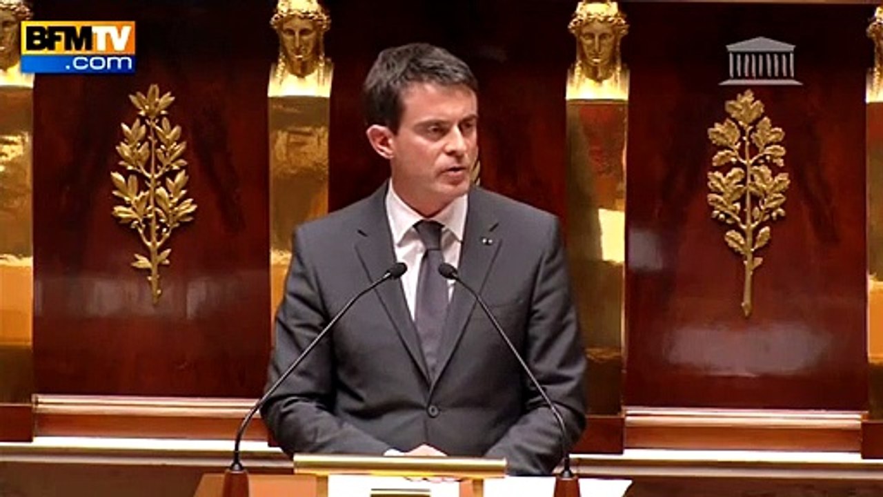 Valls annonce des "mesures exceptionnelles" mais "jamais des mesures d'exception" face au terrorisme (BFMTV)