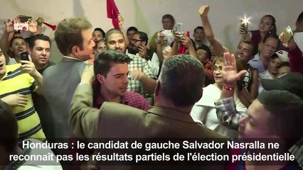 Honduras: l'opposant Nasralla ne reconnaît pas les résultats