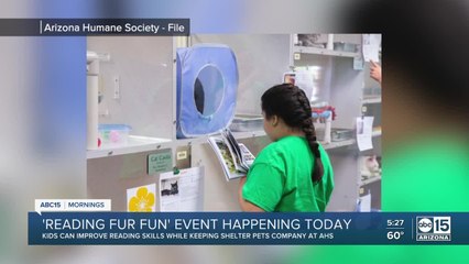 Reading Fur Fun happening today in Phoenix
