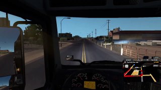 American Truck Simulator Gameplay Kirim Dry Milk dari Jackpot ke Reno