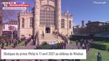 La reine Elizabeth aux obsèques : seule face au cercueil du prince Philip, moment fort