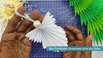 Diy Christmas Angel | How To Make A Paper Angel For Christmas Decorations