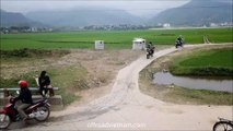 Vietnam Motorcycle Tours On Amazing Countryside Roads Through Rice Fields