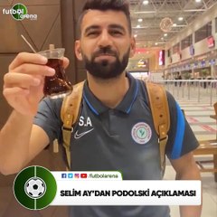 Selim Ay'dan Podolski açıklaması! "Amacım rencide etmek değildi.."
