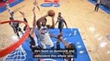 Embiid 'clearly the MVP of the season' - Simmons