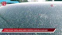 Meteoroloji toz uyarısında bulunmuştu, gökyüzünden çamur yağdı