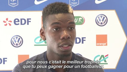 Pogba à l'AFP: "dur de repartir et taper fort" après le Mondial"