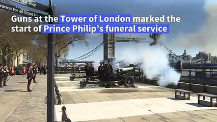 Britain falls silent in tribute to Prince Philip