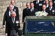 Prince William and Prince Harry were seated opposite each other at Prince Philip's funeral