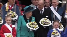 Queen shares candid photograph beaming in the sun with husband Prince Philip before final farewell