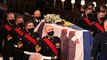 La reina Isabel II, familiares y ejército dan el último adiós al duque de Edimburgo