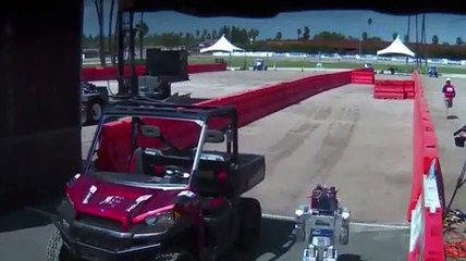 Le robot coréen DRC-Hubo, vainqueur du Darpa Robotics Challenge