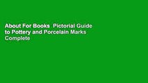 About For Books  Pictorial Guide to Pottery and Porcelain Marks Complete