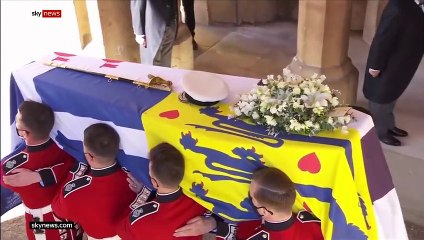 Download Video: Prince Philip's coffin carried out of Windsor Castle