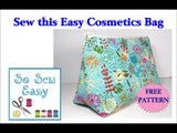 Sew An Easy Cosmetics Bag