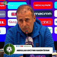 Abdullah Avcı'nın hakem isyanı