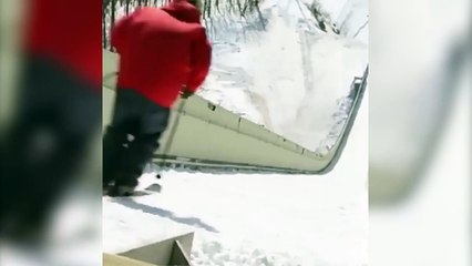 Ölümcül bir düşüş oldu ama ölmedi