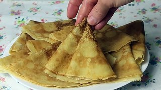 Recette Crêpes Françaises / French Pancakes Recipe