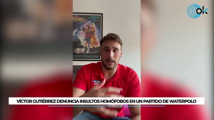 VÍCTOR GUTIÉRREZ DENUNCIA INSULTOS HOMÓFOBOS EN UN PARTIDO DE WATERPOLO