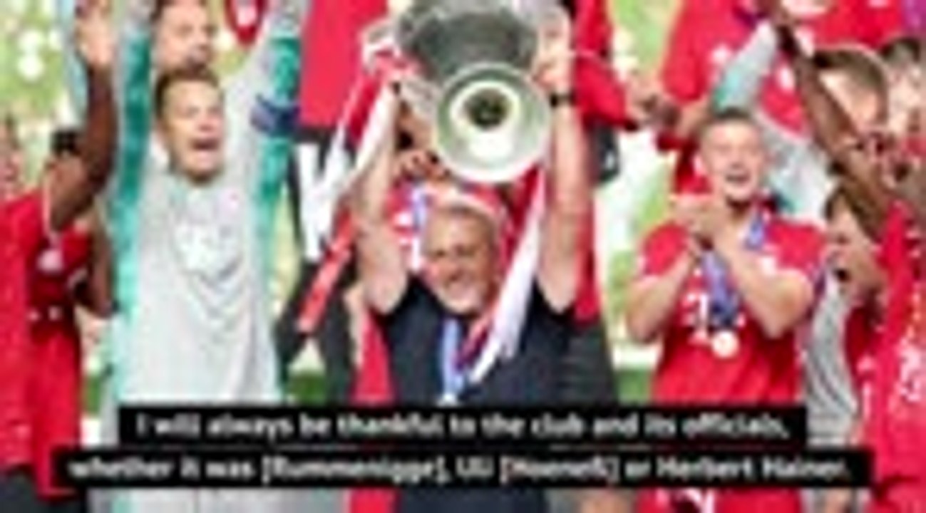 Departing Flick will 'always be thankful' to Bayern