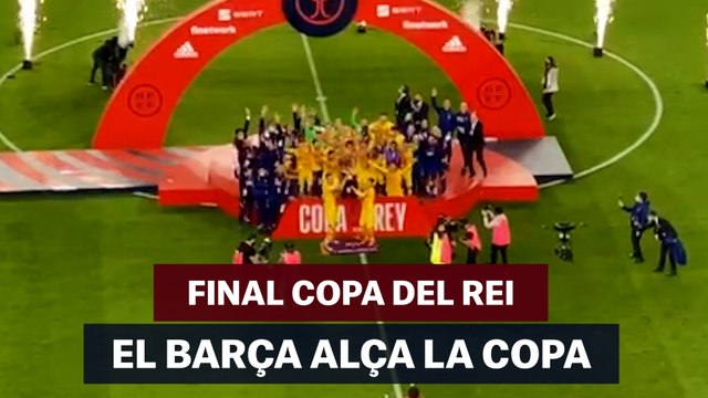 El Barça alça la Copa del Rei