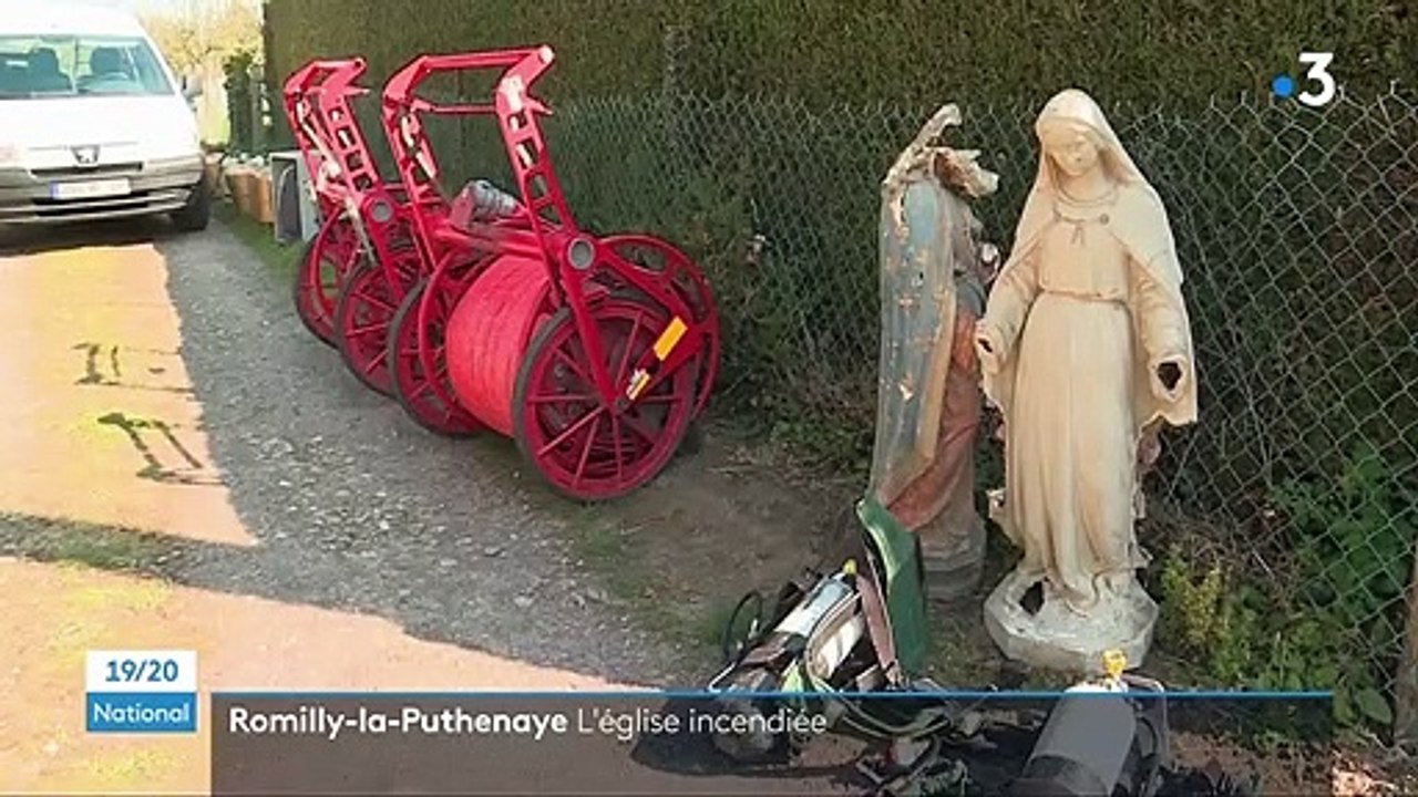 Eure : une église du XVIe siècle ravagée par les flammes