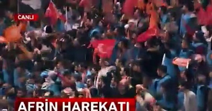 'Reis bizi Afrin'e götür' sloganına böyle karşılık verdi