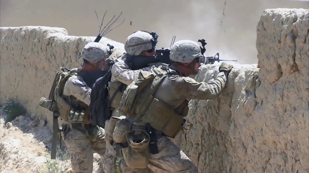 U.S. Marines Combat Team • Operation Trap House • Helmand province Afghanistan