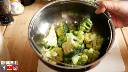 Gratin De Chou-Fleur Brocoli Et Mozzarella