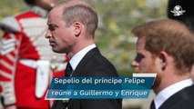 Príncipe Felipe. Guillermo y Enrique se reencuentran en funeral de su abuelo