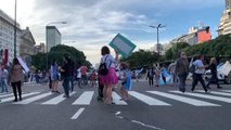 BUENOS AIRES - Arjantin'de yüz yüze eğitimin askıya alınması protesto edildi