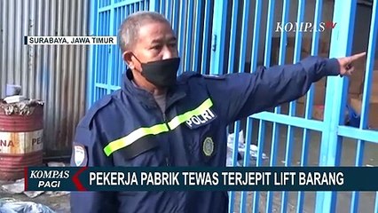 Pekerja Pabrik Gudang Plastik di Surabaya Tewas Terjepit Lift