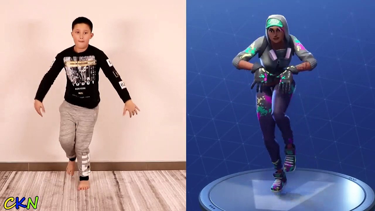 Fortnite Dance Challenge !! In Real Life With Ckn Toys