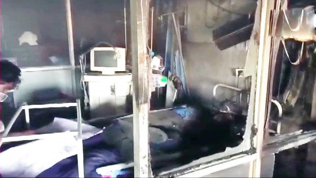 Raipur: Patients died after fire broke out in a hospital