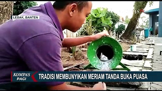 Pertahankan Tradisi, Masjid di Rangkasbitung Bunyikan Meriam Tanda Buka Puasa