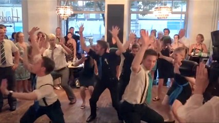Jason & Paul'S Wedding Flash Mob - "Safety Dance" (Glee Version)
