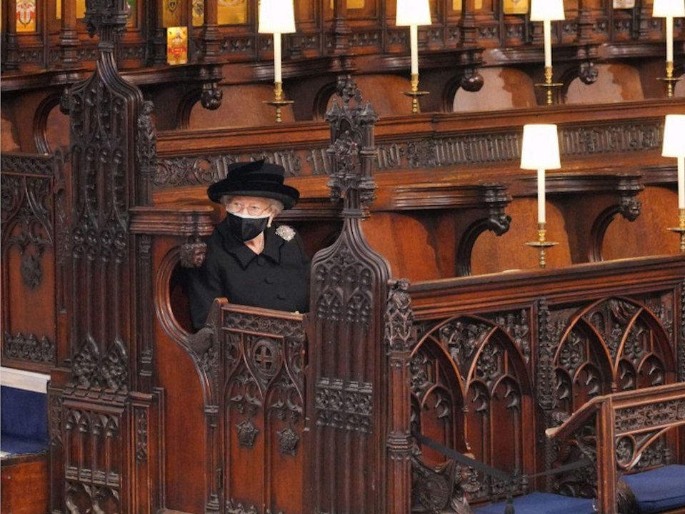 Prinz Philips Beerdigung: So einsam trauerte die Queen