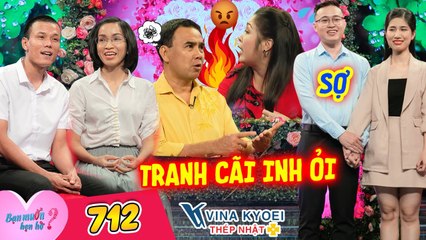 Bạn Muốn Hẹn Hò 712 IMC Quyền Linh và Hồng Vân CÃI NHAU GAY GẮT làm chàng trai cơ khí SỢ TOÁT MỒ HÔI