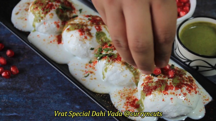 Navratri Special Dahi Vada | Vrat Recipe | Aloo Tikki /Dahi Vada for Fast By CurrynCuts