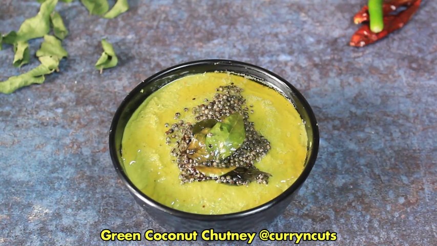 Green Coconut Chutney for Idli Dosa | Coriander Mint Chutney | साउथ इंडियन नारियल चटनी