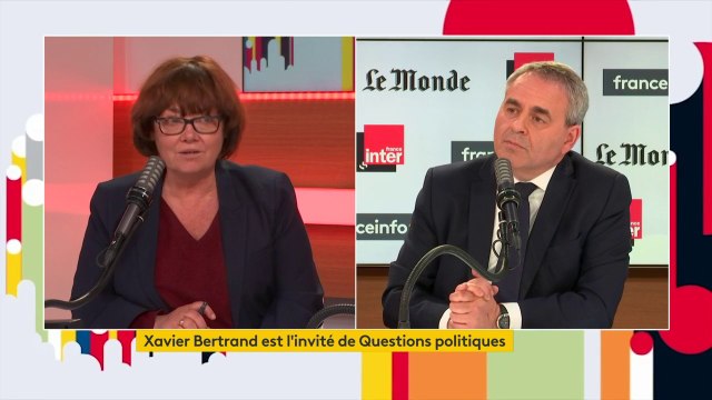 Xavier Bertrand : De plus en plus de policiers voire de gendarmes voient leur famille menacée. Parfois ils ne font plus les courses en famille parce qu'ils ne veulent pas être reconnus.