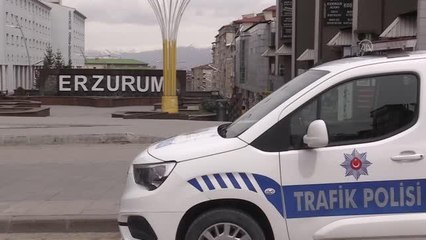 Son dakika haberi | Doğu Anadolu'da sokağa çıkma kısıtlamasıyla cadde ve sokaklar sessizliğe büründü