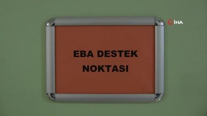 Beytüşşebap'ta öğrenciler, EBA Destek Noktası sayesinde derslerinden geri kalmıyor