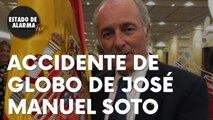 El cantautor José Manuel Soto sufre un ‘aparatoso’ accidente de globo