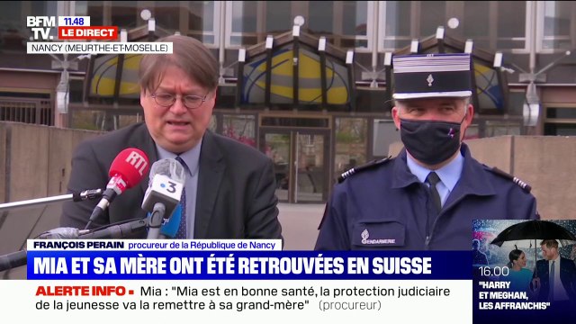 Enlèvement de Mia: sa mère placée en garde à vue en Suisse, la fillette est en bonne santé d'après le procureur de la République de Nancy