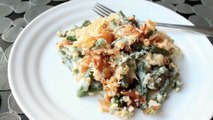 French Onion Green Bean Casserole Recipe - Thanksgiving Green Bean Side Dish