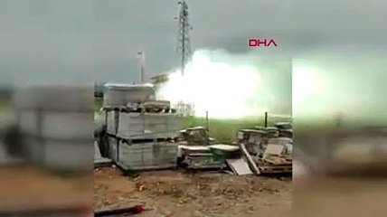 Denizli'de elektrik trafosunun patlama anı...