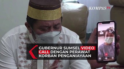 Gubernur Sumsel Lakukan Video Call dengan Perawat Korban Penganiayaan di RS Siloam