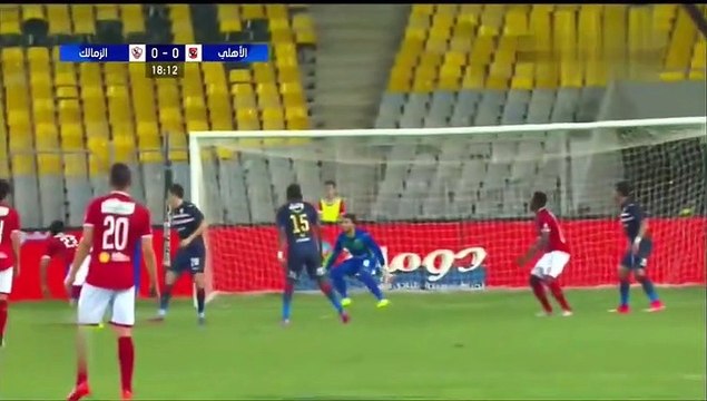 الشوط الاول من مباراة | الاهلي و الزمالك 0/2 موسم (2017/2016)م